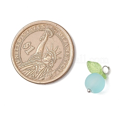 7 шт. 7-х цветные подвески из матового стекла&nbsp;PALLOY-JF04087-02