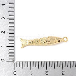 Латунные микропаве прозрачные подвески с фианитом&nbsp;KK-U064-18B-G