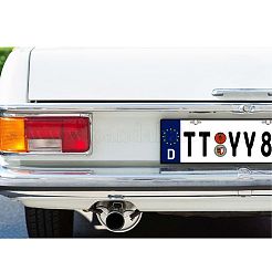 2 комплект из 201 нержавеющей стали для автомобильных номерных знаков&nbsp;FIND-GF0004-68