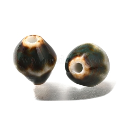 Perline in porcellana smaltata in stile vintage&nbsp;PORC-H013-01-11