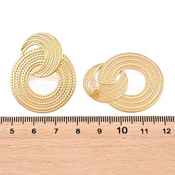 Boucles d'oreilles à tige en acier inoxydable 304&nbsp;EJEW-E617-08G