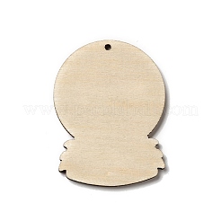 Große Anhänger aus einseitig bedrucktem Holz&nbsp;WOOD-H102-02D