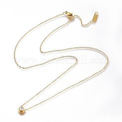 Colliers pendentifs en acier inoxydable 304&nbsp;NJEW-I240-23G