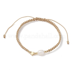 3 шт. плетеных браслетов из натурального культивированного пресноводного жемчуга&nbsp;BJEW-JB13108