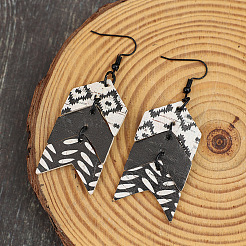 Деревянные серьги с подвесками для женщин&nbsp;FS-WGE82AD-01