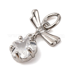 Латунные микро проложить кубического циркония подвески&nbsp;KK-P308-49P