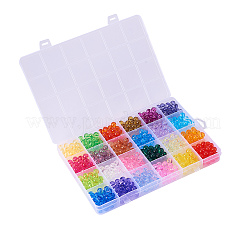 720 pz 24 colori perline acriliche trasparenti&nbsp;MACR-CJ0001-17
