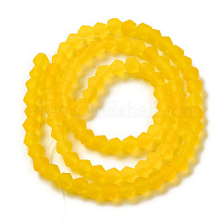 Имитировать нити бус из матового стекла из австрийского хрусталя GLAA-F029-TM2mm-B22