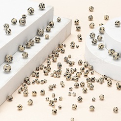 340 Stück 4 Stil natürliche dalmatinische Jaspisperlen&nbsp;G-LS0001-48