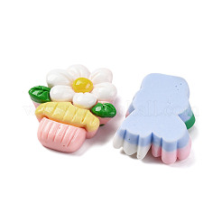 Непрозрачные кабошоны из смолы&nbsp;RESI-R455-01R