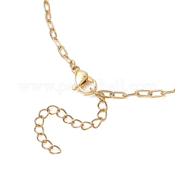 Изготовление ожерелья со скрепками из нержавеющей стали 304 толщиной 2.5 мм&nbsp;AJEW-JB01407