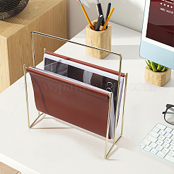 Porta libri in ferro con similpelle in pvc&nbsp;AJEW-WH0481-553