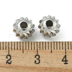 Латунные бусины с реечным покрытием&nbsp;FIND-T071-6P