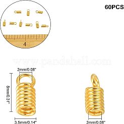 Вакуумное покрытие pvd нержавеющая сталь 304 катушки шнура наконечники&nbsp;STAS-UN0009-41G