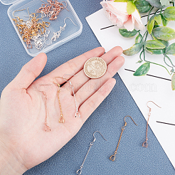 Латунные крючки для сережек&nbsp;KK-FH0001-13-RS