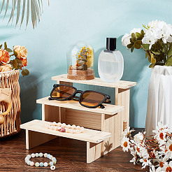 Présentoir de jouets en bois à 3 niveau&nbsp;ODIS-WH0329-66A