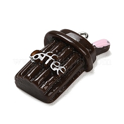 Pendentifs en résine opaque&nbsp;RESI-G131-02B