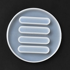 Diy плоские круглые подставки для подставок силиконовые Молды&nbsp;DIY-E052-02