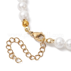 Braccialetti con ciondoli con fiori di margherite primaverili e gru&nbsp;BJEW-JB10486