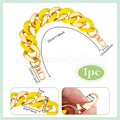 Акриловые витые ручки для сумок&nbsp;FIND-WH0441-55A