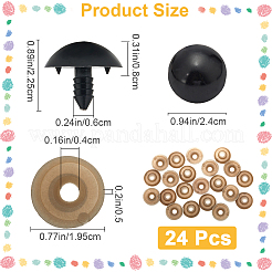 Смола ремесло кукла глаза&nbsp;DIY-GF0009-70B