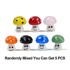 5шт ручной работы бусины лэмпворк&nbsp;LAMP-TA0001-96