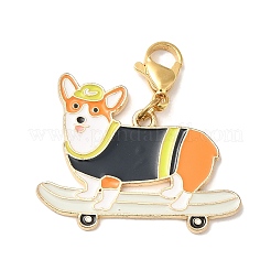 Подвесные украшения из сплава эмали&nbsp;FIND-XCP0002-63