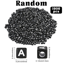 1000 шт. Непрозрачные акриловые бусины&nbsp;MACR-SC0002-43A