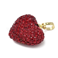 Подвески латунные горный хрусталь&nbsp;KK-K293-48A-G