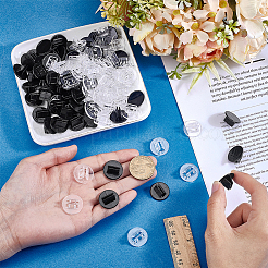 120 шт. акриловые держатели для именных карточек 2 стилей&nbsp;ODIS-FG0002-10