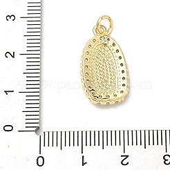 Ottone micro spianare pendenti zirconi&nbsp;KK-P345-59D-G