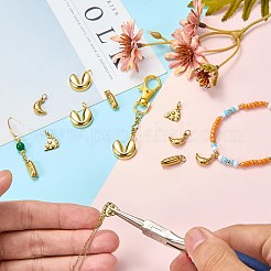 5 Stück Anhänger aus 304 Edelstahl&nbsp;STAS-SZ0003-42G-03