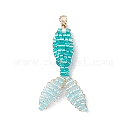 3шт 3-х цветные бусины подвески&nbsp;PALLOY-MZ00222