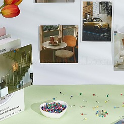 600 шт. 12-х цветные круглые кнопки из нержавеющей стали&nbsp;FIND-PH0022-27A