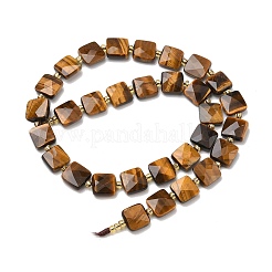 Природных тигровый глаз бисер нитей&nbsp;G-L642-L03-10mm-02