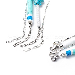 4 шт. 4 стильных ожерелья с подвеской в виде сердца из сплава&nbsp;NJEW-JN04034