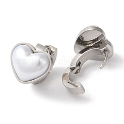 Серьги-кольца из нержавеющей стали 304&nbsp;LS-EJEW-A110-01P