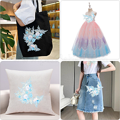 Broderie en polyester&nbsp;DIY-WH2031-077A-02