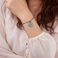 Kits de accesorios para joyería de acero inoxidable 304 de color arcoíris&nbsp;STAS-SZ0002-44