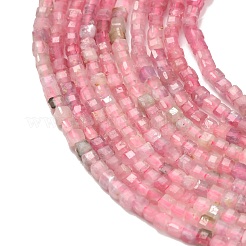 Натуральный турмалин бисер нитей&nbsp;G-L634-D01-2.5x2.5mm-B