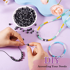 500 шт. 5 вида акриловых бусин с горизонтальными отверстиями&nbsp;OACR-TA0002-87