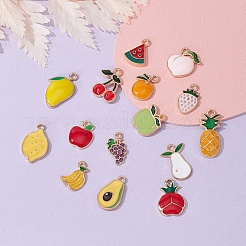 Подвески из сплава эмали 15шт 15 стиля&nbsp;ENAM-YW0001-84