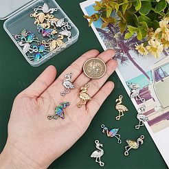 24 шт. подвески из нержавеющей стали 304 двух цветов&nbsp;STAS-CA0001-63