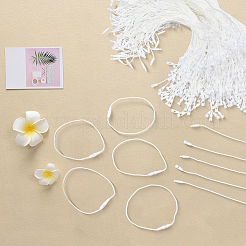 1000 pz etichette per abbigliamento in poliestere con stringhe&nbsp;DIY-CY0004-08A