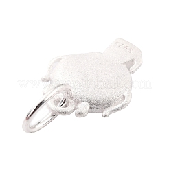 925 Sterling Silber Anhänger Fassungen&nbsp;STER-I020-01D-S