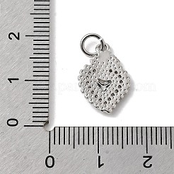 Латунные микро проложить кубического циркония подвески&nbsp;KK-L262-16P