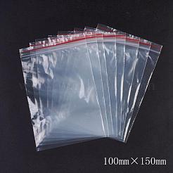 Wiederverschließbare Kunststoffverpackungsbeutel&nbsp;OPP-G001-D-10x15cm