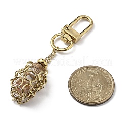 Чакра натуральный драгоценный камень в стеклянной бутылке желаний подвеска украшение HJEW-JM03138-01