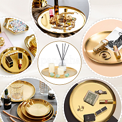 201 поднос из нержавеющей стали AJEW-WH0314-362