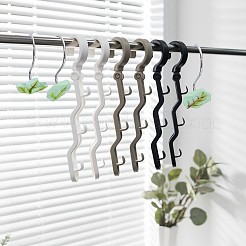 12 crochet de rideau de douche en résine en forme de feuille&nbsp;AJEW-SP0006-01A